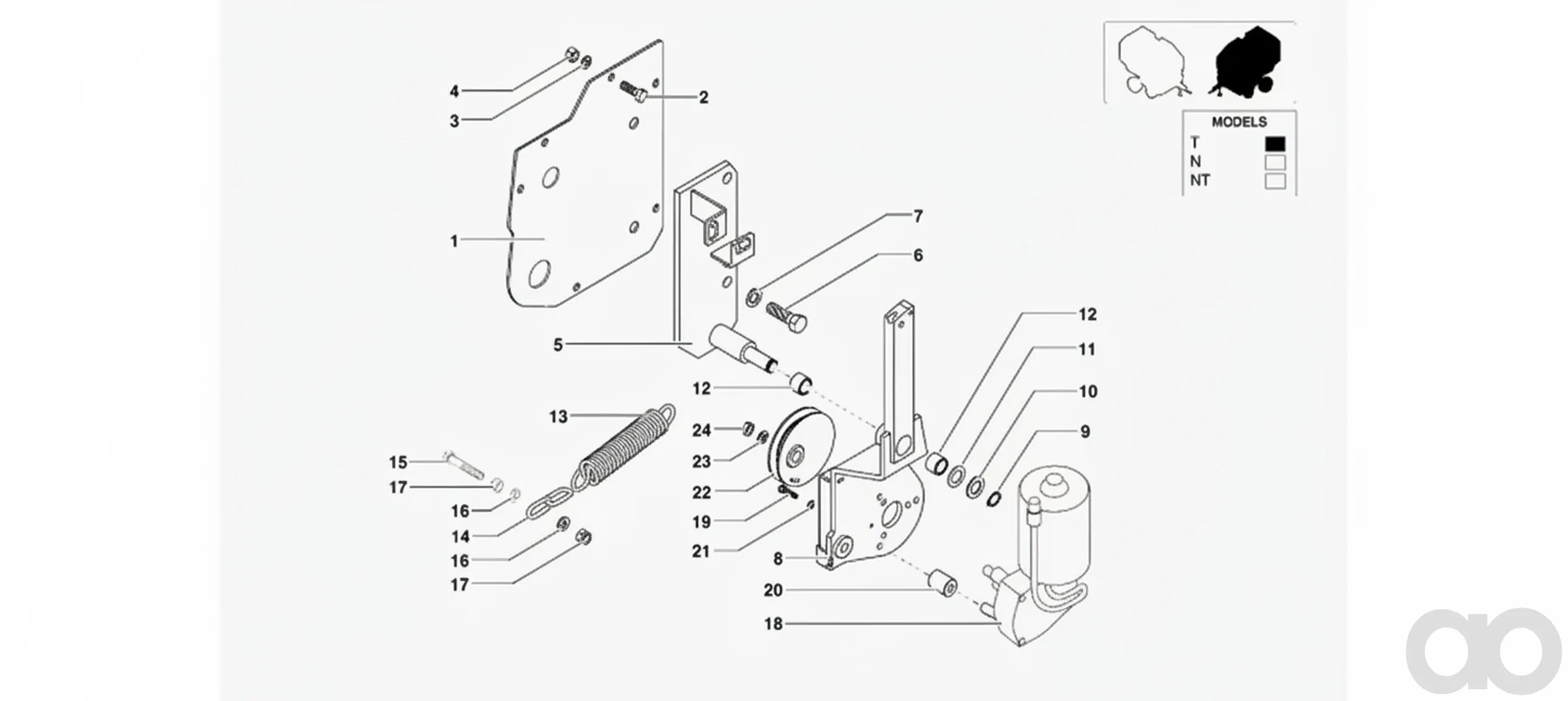 Kverneland - KB3907C64 - Pulley