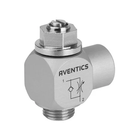 Aventics - 0821200201 - Throttle Check Valve, Type THROTTLE CHECK VLV RV M.INNENG. G1/8