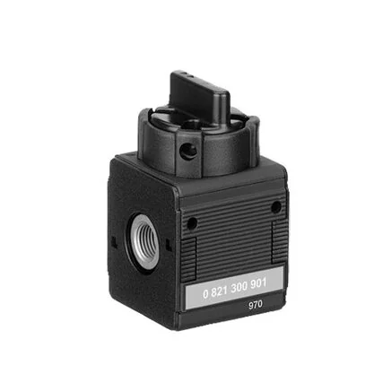 Aventics - 0821300913 - 3/2 Shut-Off Valve, Type NL4-SOV-G034-SOM-MAN-SS