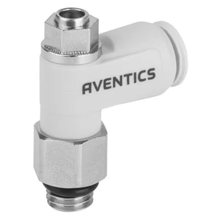 Aventics - 2540104070 - Throttle Check Valve, Type CHECKCHOKEBANJO QUICK CONN.D4-M7