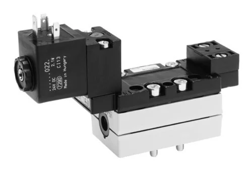 Aventics - 5811171650 - 5/2-Way Valve, Series 581, Type V581-5/2SR-024DC-I1-1CNO-LBX-AA-X-C-T1
