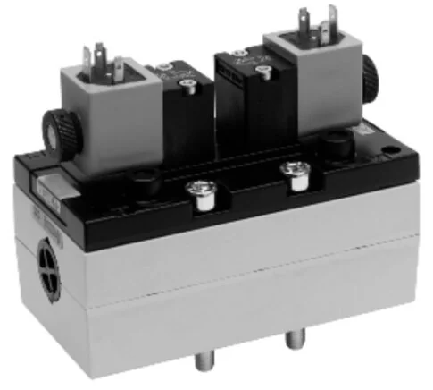 Aventics - 5814590530 - 5/3-Way Valve, Series 581, Type V581-5/3EC-024DC-I4-2CNO-HNX-AA-X-C-T0