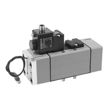 Aventics - R422003652 - 5/2-Way Valve, Series IS12, Type IS12-5/2NC-SR-NC-E-ISO5599GR2-ND-PD