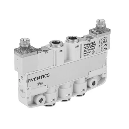 Aventics - R422103577 - 2x3/2-Way Valve, Series LS0, Type LS04-3/2OO-024DC-AF-D-M8-D4-NEW