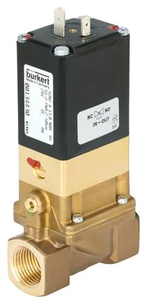Burkert - 5282-00-A20,0BBMSGM85-0-024/56-134435 - 2/2-Way Solenoid Valve, Servo Controlled