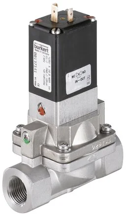 Burkert - 5282-00-A25,0FFVAGM86-0-024/DC-134522 - 2/2-Way Solenoid Valve, Servo Controlled