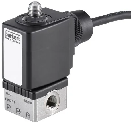 Burkert - 6014-C02,0FFVAGM81-6-024/UC-09-351988 - 3/2-Way Solenoid Valve, Direct Acting