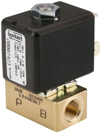 Burkert - 7011-A01,6FFMSGM81-3A-024/DC-0-374309 - 2/2-Way Solenoid Valve, Direct Acting