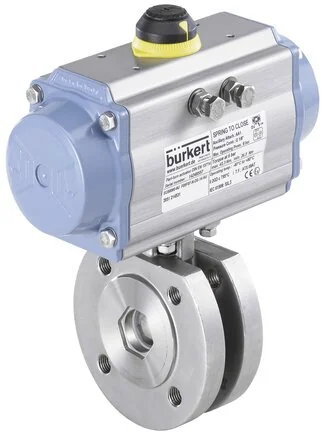 Burkert - 8805-BK-T-00-2-00-80,0EE-VA-FD-217312 - Ball Valve with Pneumatic Swivel Actuator