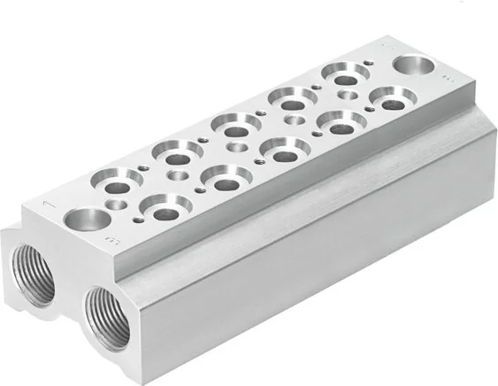 Festo - CPE10-3/2-PRS-1/4-5-NPT-550604 - Connection Block