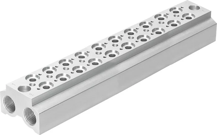 Festo - CPE14-3/2-PRS-3/8-10-NPT-550618 - Connection Block