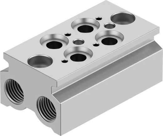 Festo - CPE18-3/2-PRS-3/8-2-NPT-550619 - Connection Block