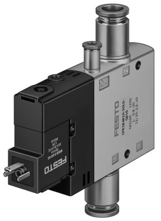 Festo - CPE24-M1H-3GLS-QS-12-163185 - Solenoid Valve