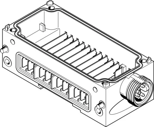 Festo - CPX-M-GE-EV-S-7/8-CIP-4P-568956 - Link Block
