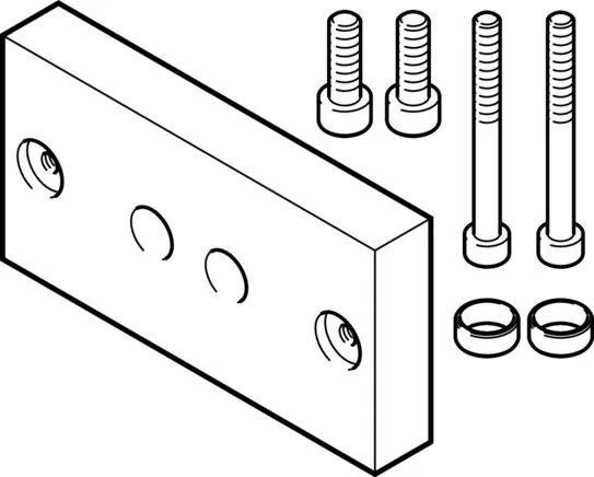 Festo - DHAA-D-G6-20-Q11-16-E-2332271 - Adapter Kit