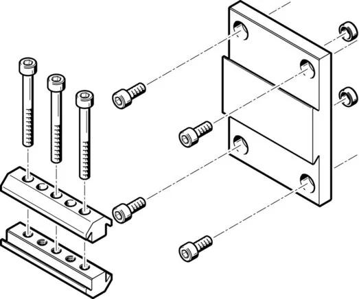 Festo - DHAA-D-L-40-H2-562151 - Adapter Kit