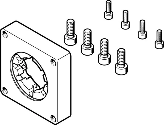 Festo - EAMF-A-44A/B/C-67A-S1-1476305 - Motor Flange