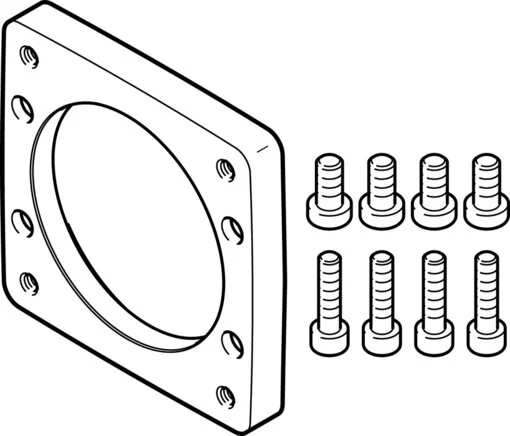 Festo - EAMF-A-62B-80P-2222624 - Motor Flange