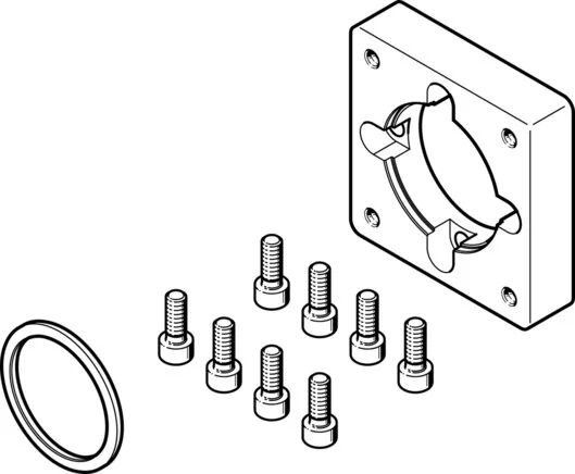 Festo - EAMF-A-64A/B-67A-S1-1460114 - Motor Flange