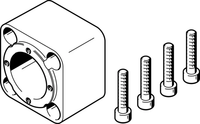 Festo - EAMK-A-D60-64C-551007 - Coupling Housing