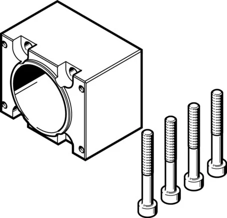 Festo - EAMK-A-S38-38A/B-G2-3637942 - Coupling Housing