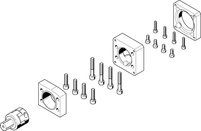 Festo - EAMM-A-N38-60H-1456616 - Axial Kit