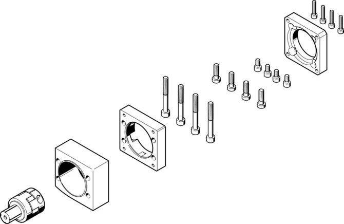 Festo - EAMM-A-N48-60H-1456618 - Axial Kit