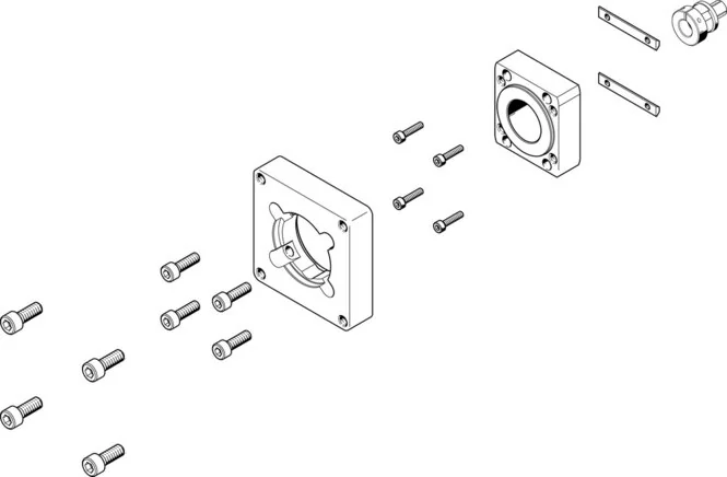 Festo - EAMM-A-R27-67A-1456619 - Axial Kit