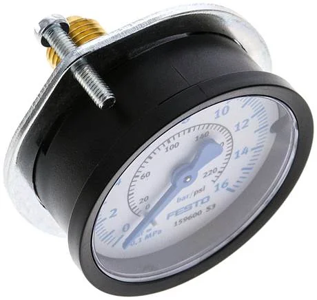 Festo - FMA-50-16-1/4-EN-159600 - Flange Pressure Gauge