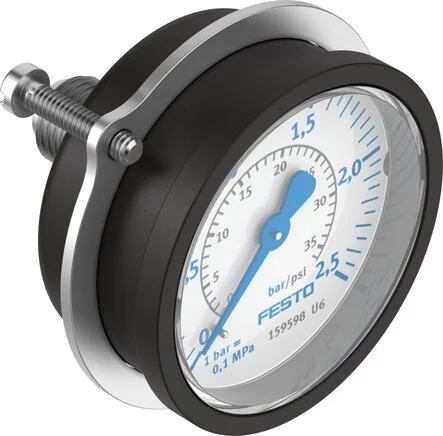 Festo - FMA-50-2,5-1/4-EN-159598 - Flange Pressure Gauge