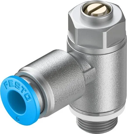 Festo - GRLA-1/8-QS-6-D-193144 - Throttle Check Valve