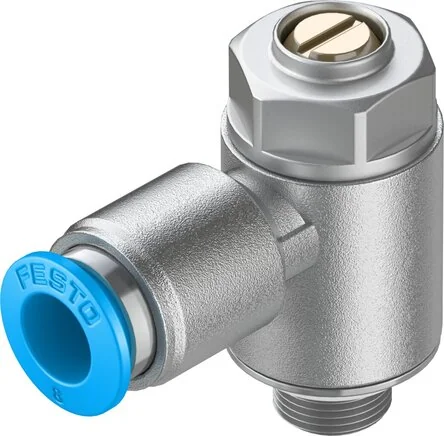 Festo - GRLA-1/8-QS-8-MF-D-537076 - Throttle Check Valve