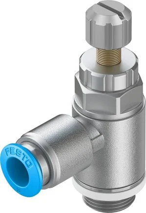 Festo - GRLA-1/8-QS-8-RS-D-534337 - Throttle Check Valve