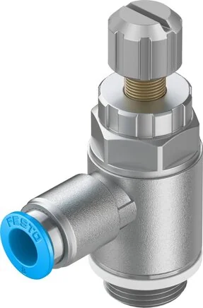 Festo - GRLA-3/8-QS-8-RS-D-534342 - Throttle Check Valve