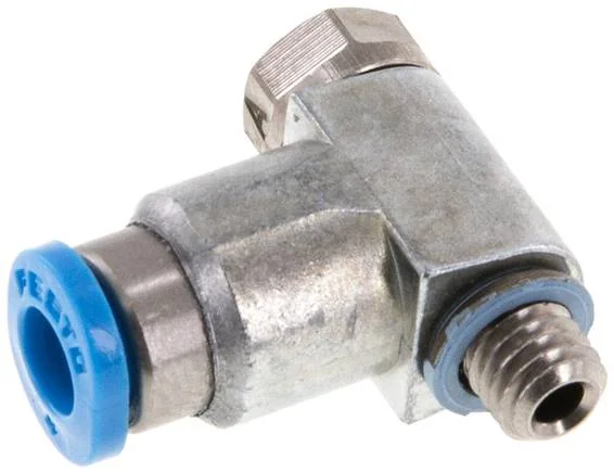 Festo - GRLA-M5-QS-4-LF-C-175056 - Throttle Check Valve