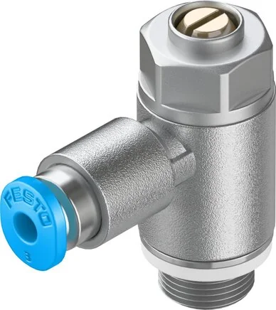 Festo - GRLZ-1/8-QS-3-D-193156 - Throttle Check Valve