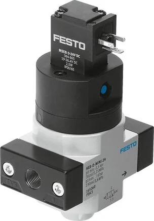 Festo - HEE-3/8-D-MINI-24-NPT-173904 - Switch-On Valve