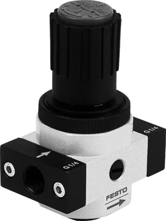Festo - LR-1/2-D-7-O-MIDI-NPT-173663 - Pressure Regulating Valve