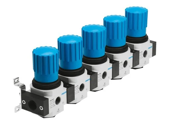 Festo - LRB-1/2-D-O-K5-MIDI-529007 - Pressure Regulating Valve Manifold