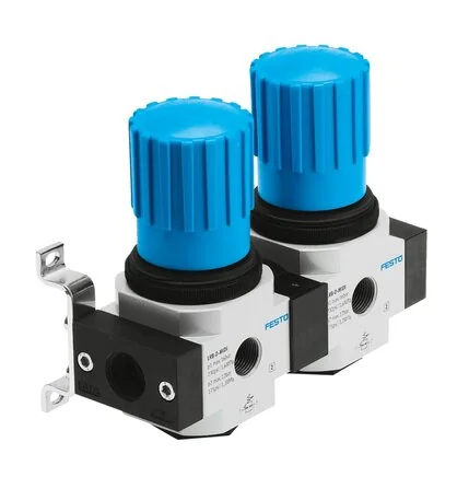 Festo - LRB-3/8-D-O-K2-MINI-528955 - Pressure Regulating Valve Manifold