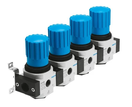 Festo - LRB-3/8-D-O-K4-MIDI-528990 - Pressure Regulating Valve Manifold