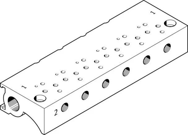 Festo - MHA1-P6-2-M3-197209 - Manifold Block