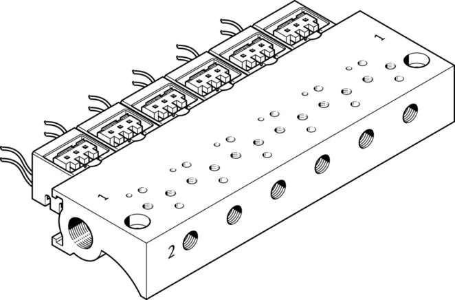 Festo - MHA1-P8-2-M3-PI-197230 - Manifold Block