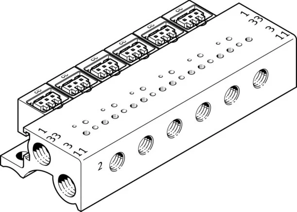 Festo - MHA1-PR4-3-M3-PI-197223 - Manifold Block