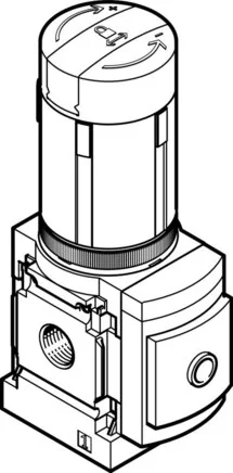 Festo - MS4-LRB-1/4-D5-A8-AS-529471 - Pressure Regulating Valve