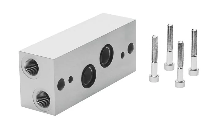 Festo - NAW-3/8-2E-ISO-11307 - Angle Connection Plate