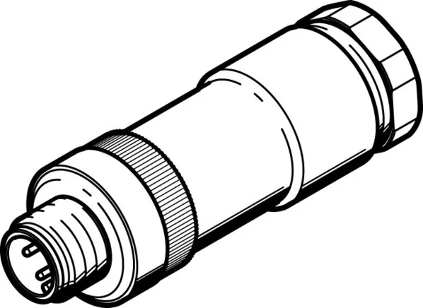 Festo - NECU-S-M12G4-D-IS-570956 - Plug