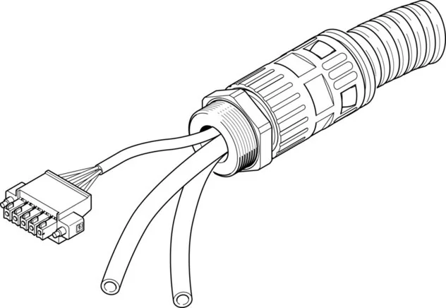 Festo - NHSB-A1-15-BLG5-LE5-PU8-2XBB-1585795 - Connection Cable