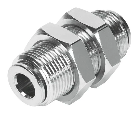Festo - NPQM-H-Q12-E-P10-558810 - Bulkhead Push-In Fitting