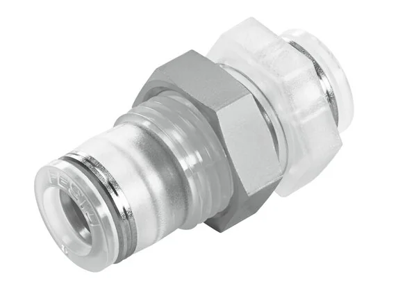 Festo - NPQP-H-Q10-E-FD-133103 - Bulkhead Push-In Fitting